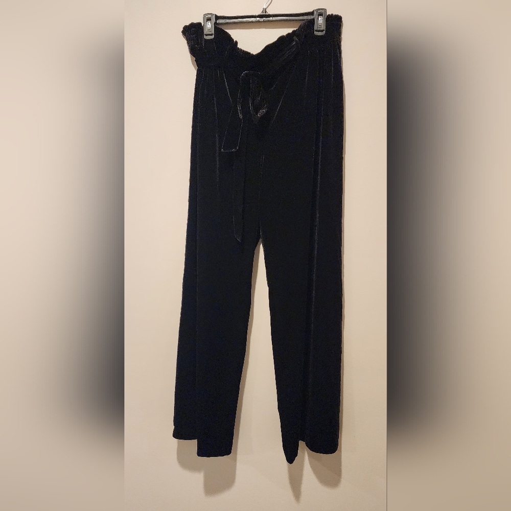 INC International Concepts Black Wide-Leg Pants